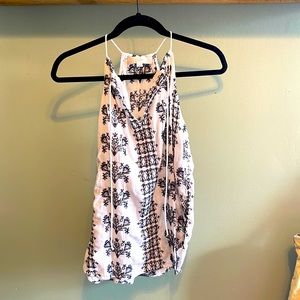 LOFT Embroidered Tank Top